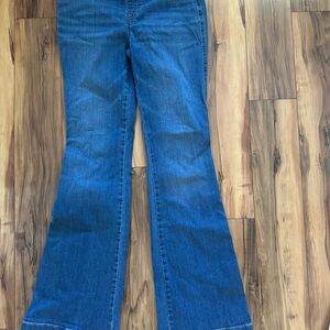 SPANX Women's Flare Blue Jeans